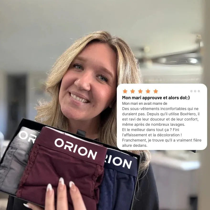 (FR) v2 - Pack de 5 Boxers ORION Premium en Bambou
