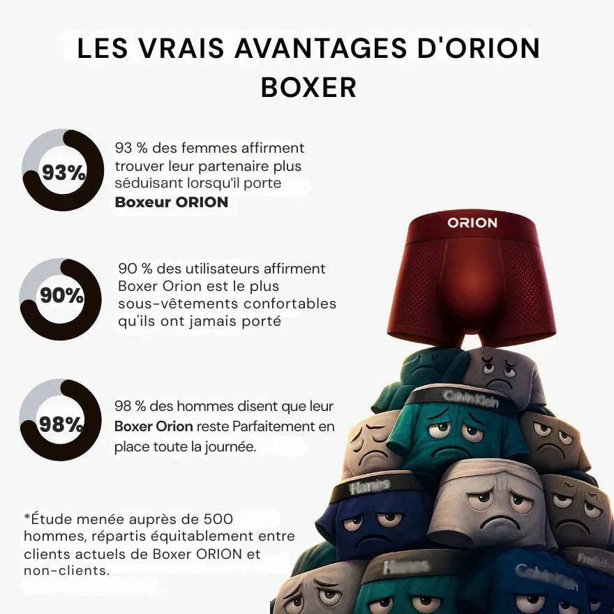 (FR) v2 - Pack de 5 Boxers ORION Premium en Bambou
