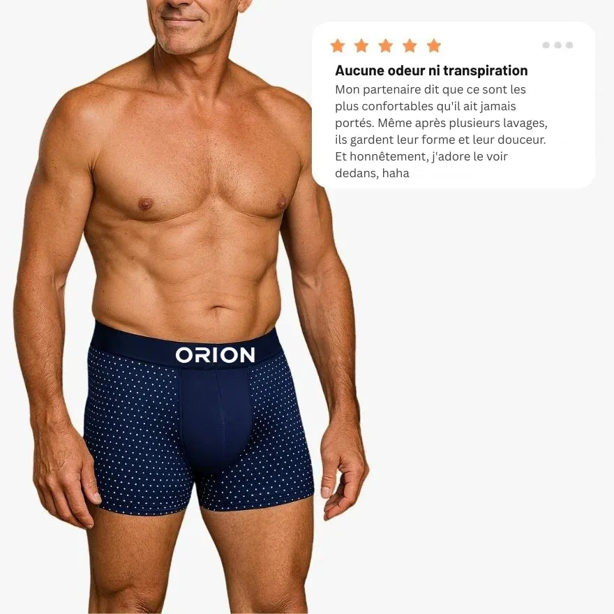 (FR) v2 - Pack de 5 Boxers ORION Premium en Bambou