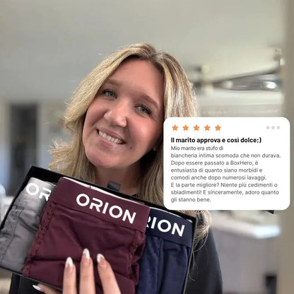 (IT) v2 - Confezione da 5 Boxer ORION Premium in Bambù