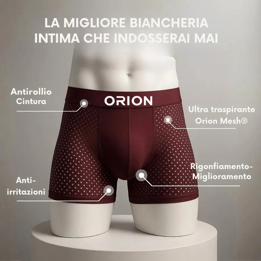 (IT) v2 - Confezione da 5 Boxer ORION Premium in Bambù